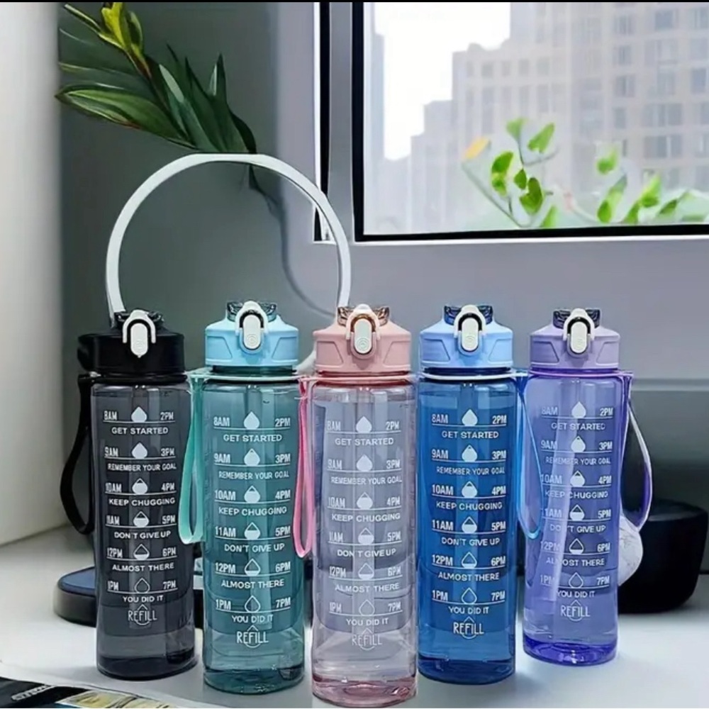 Motivational Fitness Water Bottle